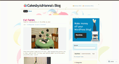 Desktop Screenshot of cakesbyadrianna.wordpress.com