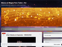 Tablet Screenshot of musicamagia.wordpress.com