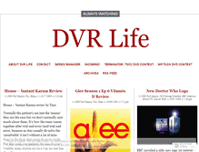 Tablet Screenshot of dvrlife.wordpress.com