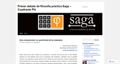 Desktop Screenshot of debatefilosofiapractica.wordpress.com