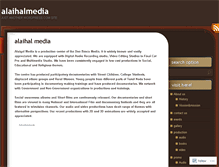 Tablet Screenshot of alaihalmedia.wordpress.com