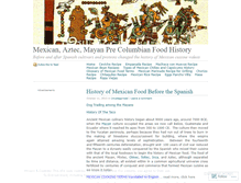 Tablet Screenshot of mexicanfood1.wordpress.com