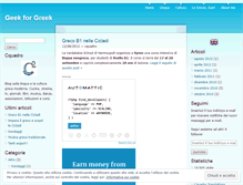 Tablet Screenshot of geekforgreek.wordpress.com