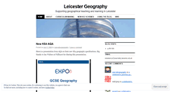 Desktop Screenshot of leicestergeog.wordpress.com