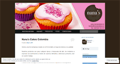 Desktop Screenshot of nanascakescolombia.wordpress.com