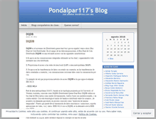 Tablet Screenshot of pondalpar117.wordpress.com