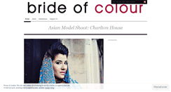 Desktop Screenshot of brideofcolour.wordpress.com