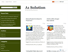 Tablet Screenshot of a1solution.wordpress.com