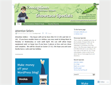 Tablet Screenshot of conceptionsspecials.wordpress.com