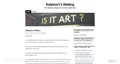 Desktop Screenshot of katyboo1.wordpress.com