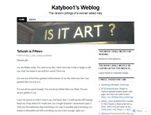 Tablet Screenshot of katyboo1.wordpress.com