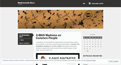 Desktop Screenshot of mademoisellebaco.wordpress.com