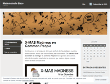 Tablet Screenshot of mademoisellebaco.wordpress.com