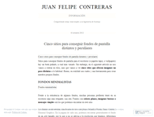 Tablet Screenshot of jfcontrerasj.wordpress.com