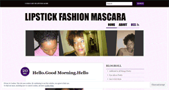 Desktop Screenshot of lipstickfashionmascara.wordpress.com