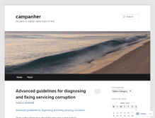 Tablet Screenshot of campanher.wordpress.com
