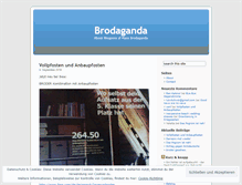 Tablet Screenshot of brodaganda.wordpress.com