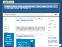 Tablet Screenshot of daniverson.wordpress.com