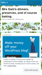 Mobile Screenshot of mrssams.wordpress.com