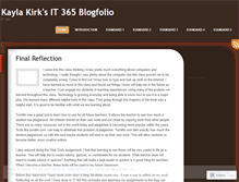 Tablet Screenshot of kaylakirk.wordpress.com
