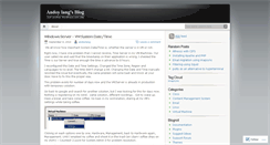 Desktop Screenshot of andoylang.wordpress.com