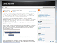 Tablet Screenshot of andoylang.wordpress.com