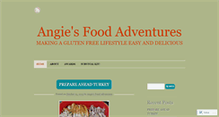 Desktop Screenshot of angiesfoodadventures.wordpress.com