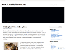 Tablet Screenshot of ilovemyplanner.wordpress.com