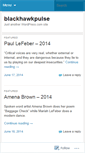 Mobile Screenshot of blackhawkpulse.wordpress.com