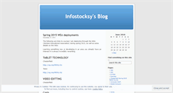 Desktop Screenshot of infostocksy.wordpress.com
