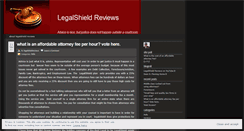 Desktop Screenshot of legalshieldreviews.wordpress.com