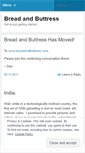 Mobile Screenshot of breadandbuttress.wordpress.com