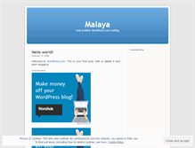 Tablet Screenshot of malayacelebs.wordpress.com