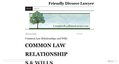 Desktop Screenshot of friendlydivorcelawyer.wordpress.com