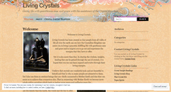 Desktop Screenshot of livingcrystals.wordpress.com