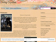 Tablet Screenshot of livingcrystals.wordpress.com