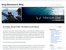 Tablet Screenshot of marquestar.wordpress.com