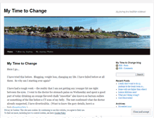 Tablet Screenshot of mytimetochange.wordpress.com