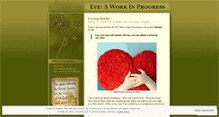 Desktop Screenshot of eve1.wordpress.com