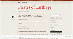 Desktop Screenshot of piratesofcarthage.wordpress.com