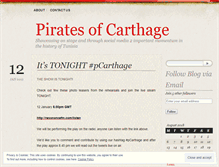 Tablet Screenshot of piratesofcarthage.wordpress.com