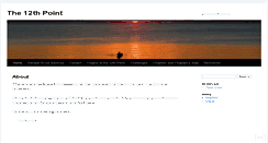 Desktop Screenshot of 12thpoint.wordpress.com