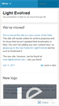 Mobile Screenshot of lightevolved.wordpress.com