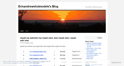 Desktop Screenshot of erinandrewshotmodels.wordpress.com