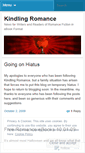 Mobile Screenshot of kindlingromance.wordpress.com
