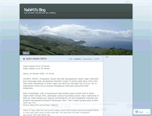 Tablet Screenshot of nabil43.wordpress.com