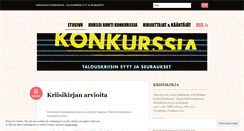 Desktop Screenshot of kurssikohtikonkurssia.wordpress.com