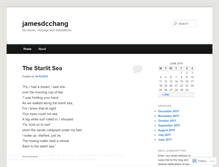 Tablet Screenshot of jamesdcchang.wordpress.com