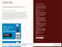 Tablet Screenshot of markreecastle.wordpress.com
