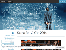 Tablet Screenshot of mariojchavez.wordpress.com